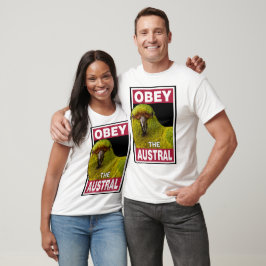 Camiseta Arte de periquito austral engraçada