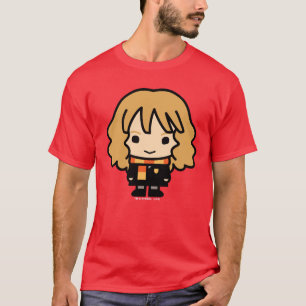 Camiseta Arte de Personagem de Desenho da Hermione Granger