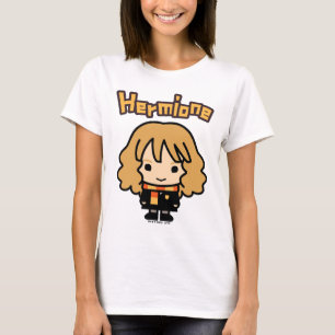 Camiseta Arte de Personagem de Desenho da Hermione Granger