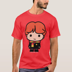 Camiseta Arte de Personagem de Desenho do Ron Weasley