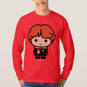 Camiseta Arte de Personagem de Desenho do Ron Weasley