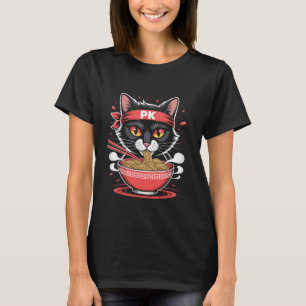 Camiseta Arte de Personagem de Macarrão Caprichoso Hora de