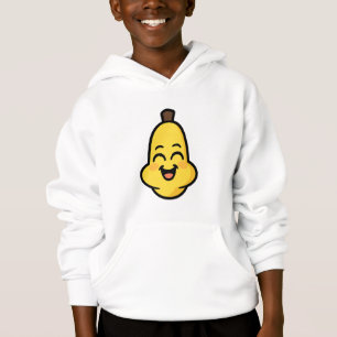 Camiseta Arte de Personagem Kawaii de Banana Banini Fofa