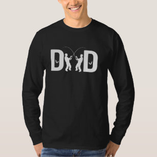 Camiseta Arte De Pesca Engraçada Para Pais Dias de os pais