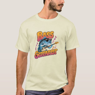 Camiseta Arte de Pesca Humorística: Designs de Bass