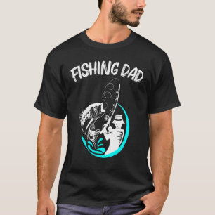 Camiseta Arte de Pesca Legal para Homens Pai Pescadores Anz