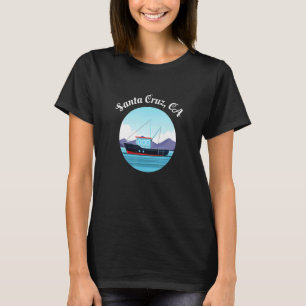 Camiseta Arte de pescador de barco de pesca de Santa Cruz C