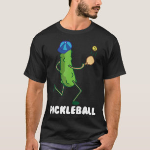 Camiseta Arte de Pickleball para Homens Mulheres Pickle Bal