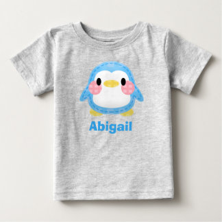 Camiseta Arte de Pinguim Personalizada com Estilo de Patchw