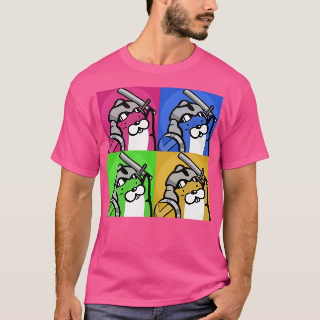 Camiseta Arte de Pop de Yogurt da Força Brilhante (Frente)
