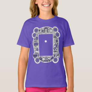 Camiseta Arte de porta de moldura AMIGOS™
