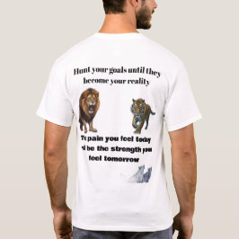 Camiseta Arte de Predador Motivacional