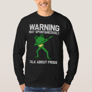 Camiseta Arte de Rã para Homens Mulheres Dabbing Árvore Ver