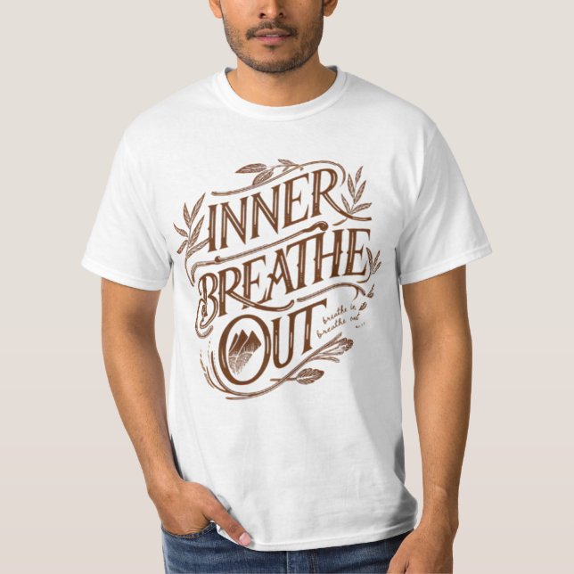Camiseta Arte de relaxamento e bem-estar - Design de engenh (Frente)