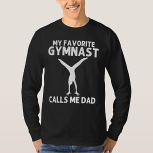 Camiseta Arte De Roda Para Pai Papá Gymnast Tumbl