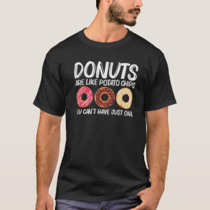 Camiseta Arte De Rosquinha legal Para Homens Mulheres Choco