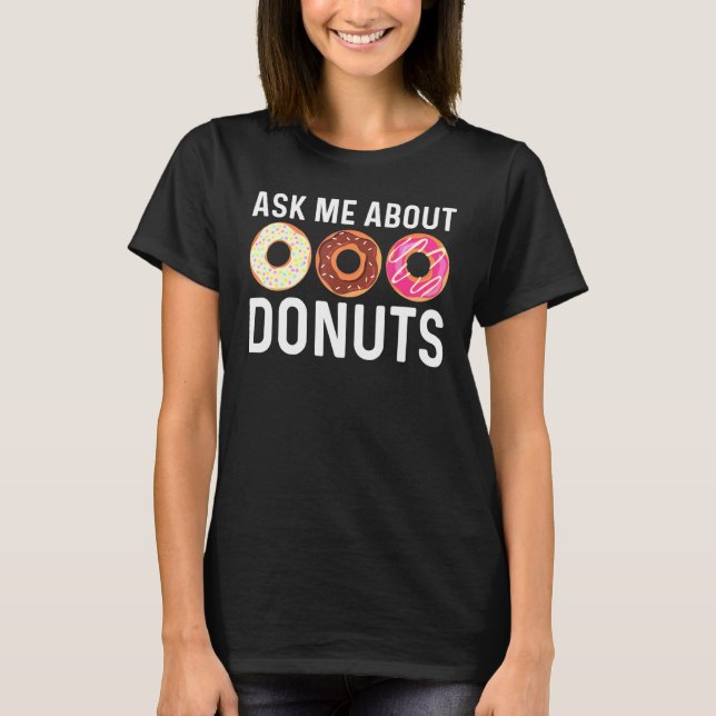 Camiseta Arte De Rosquinha legal Para Homens Mulheres Choco (Frente)
