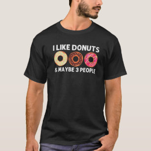 Camiseta Arte De Rosquinha legal Para Homens Mulheres Choco
