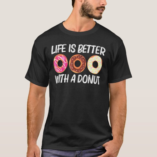 Camiseta Arte De Rosquinha legal Para Homens Mulheres Choco (Frente)