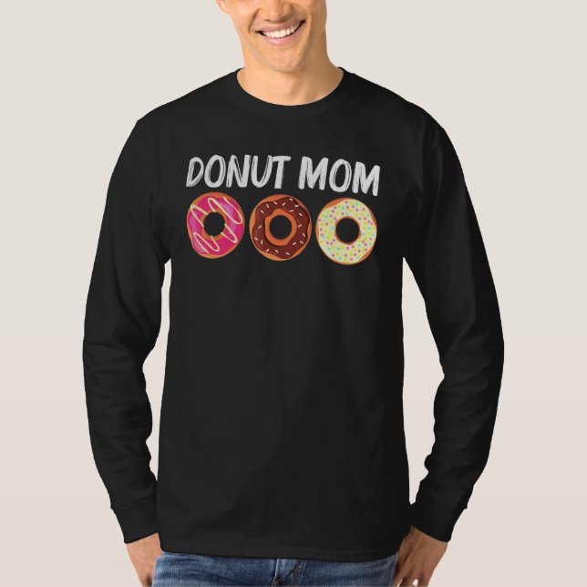 Camiseta Arte De Rosquinha legal Para Mamãe Açucar Chocolat (Frente)