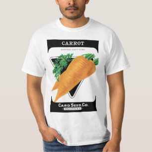 Camiseta Arte de rótulo de pacote de sementes vintage, ceno