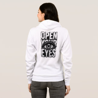 Camiseta Arte de Rua Grunge Gótica Abra Seus Olhos