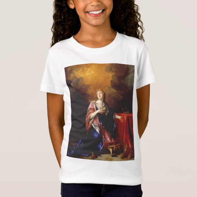 Camiseta Arte de Santa Margarida da Escócia (Frente)