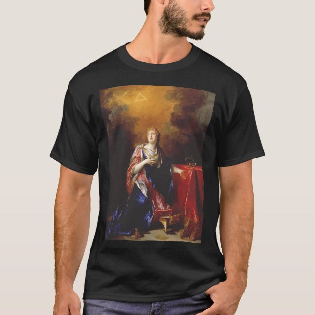 Camiseta Arte de Santa Margarida da Escócia (Frente)