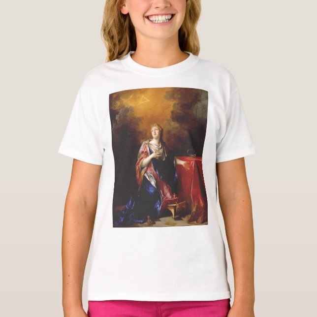 Camiseta Arte de Santa Margarida da Escócia (Frente)
