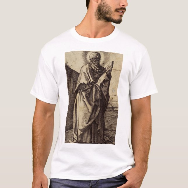 Camiseta Arte de São Paulo Apóstolo Mestre das Nações (Frente)