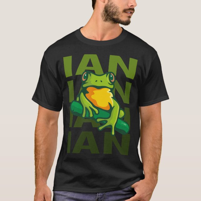 Camiseta Arte de Sapo - Ian Nome (Frente)