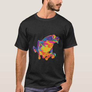 Camiseta Arte de Sapo Rainbow