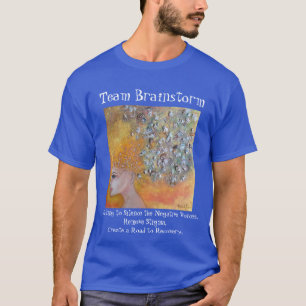 Camiseta Arte de Sensibilização para a Saúde Mental da E