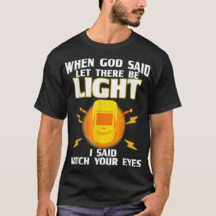 Camiseta Arte De Soldadura Para Homens MIGTIG & Arc Welder