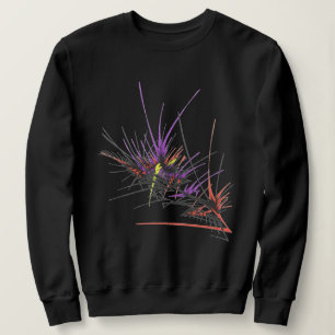 Camiseta Arte de Tatuagem Tribal Abstrata Colorida Explosiv