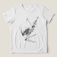 Arte de Tatuagem Tribal Abstrata Preto e Branco de