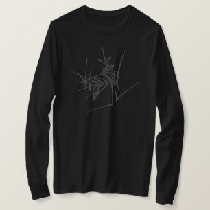 Camiseta Arte de Tatuagem Tribal Abstrata Sprite