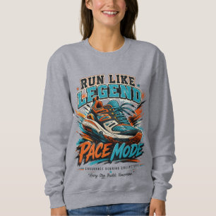 Camiseta Arte de Tênis de Corrida Retro no Estilo Legend Pa