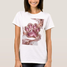 Arte de texto 3D Crisp Silver JOIA ROSA PAW