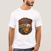 Arte de texto 3D icônico SEGURA MINHA CERVEJA