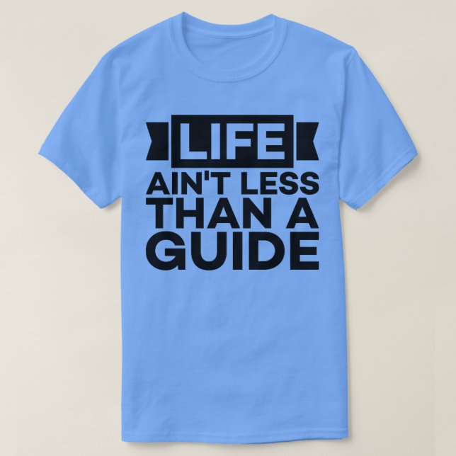 Camiseta Arte de texto baseada na vida (Frente do Design)