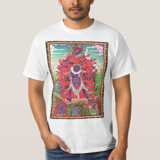 Camiseta Arte de Thangka Ekajati do tibetano (Frente)