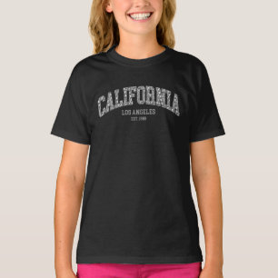 Camiseta Arte de Tipografia California Dreaming