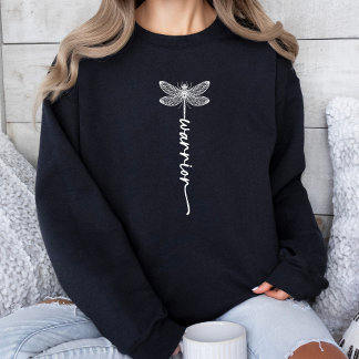 Camiseta Arte de Tipografia Elegante de Dragonfly Minimalis