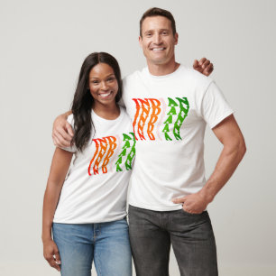 Camiseta Arte de Tipografia Indiana Orgulhosamente Indiano