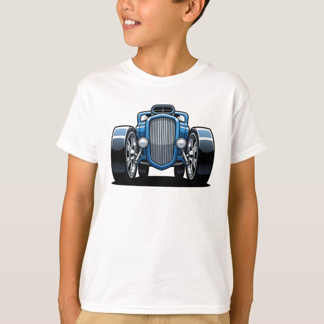 Camiseta Arte de Toon Hotrod (Frente)