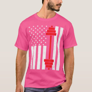 Camiseta Arte de Trabalho do Sinalizador legal Americano Ba