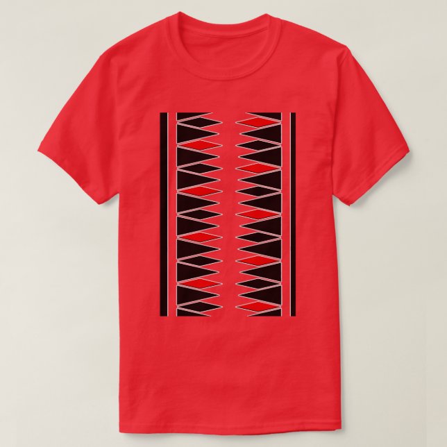 Camiseta Arte de triângulo geométrico minimalista (Frente do Design)