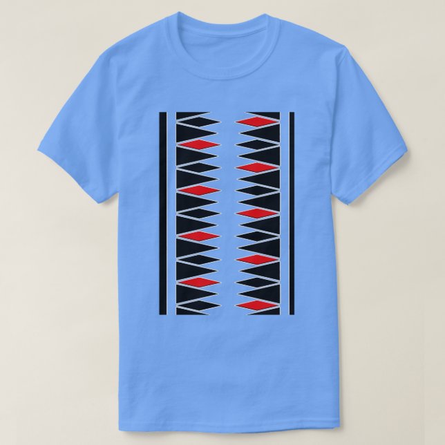 Camiseta Arte de triângulo geométrico minimalista (Frente do Design)