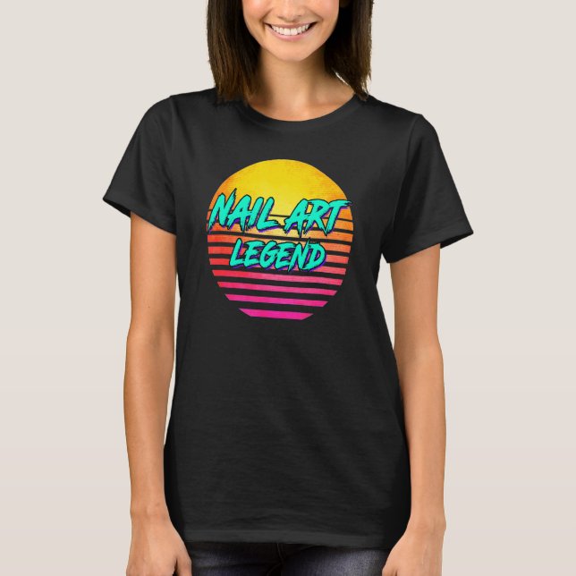 Camiseta Arte de unhas (Frente)